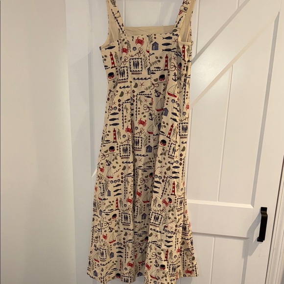 Abercrombie & Fitch Cream Nautical Sardine Dress - Picture 4 of 4